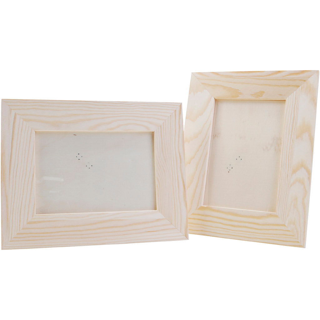 Wooden frame, size 23x18 cm, 12 pieces in 1 box