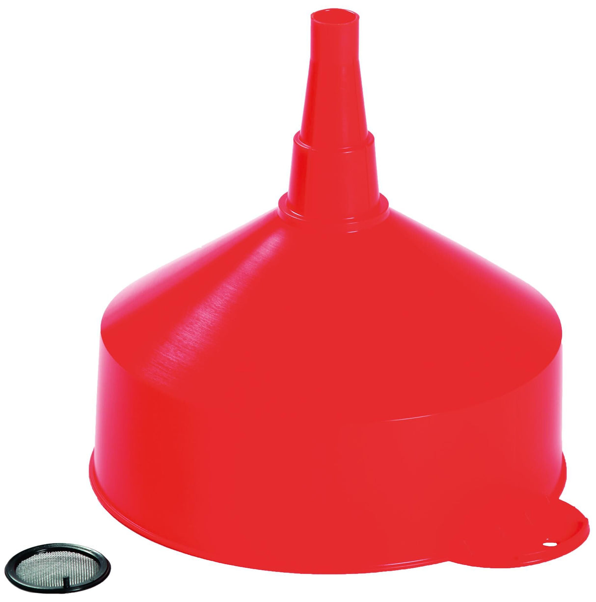 Max4car funnel plastic funnel 235 mm d orange with sieve