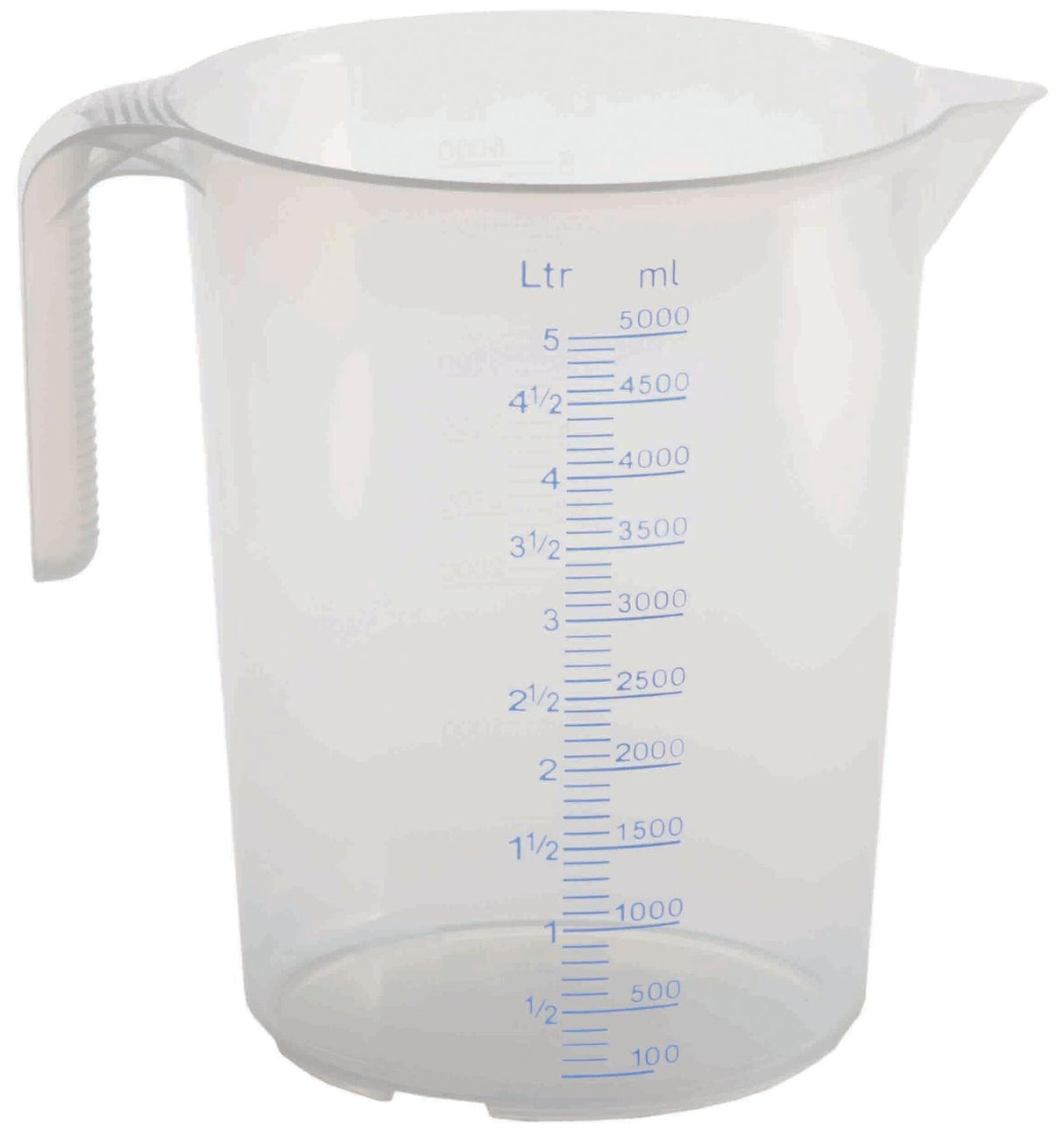 Südpfalzwerkstatt measuring cup measuring cup 2 scales 5l transparent, stackable