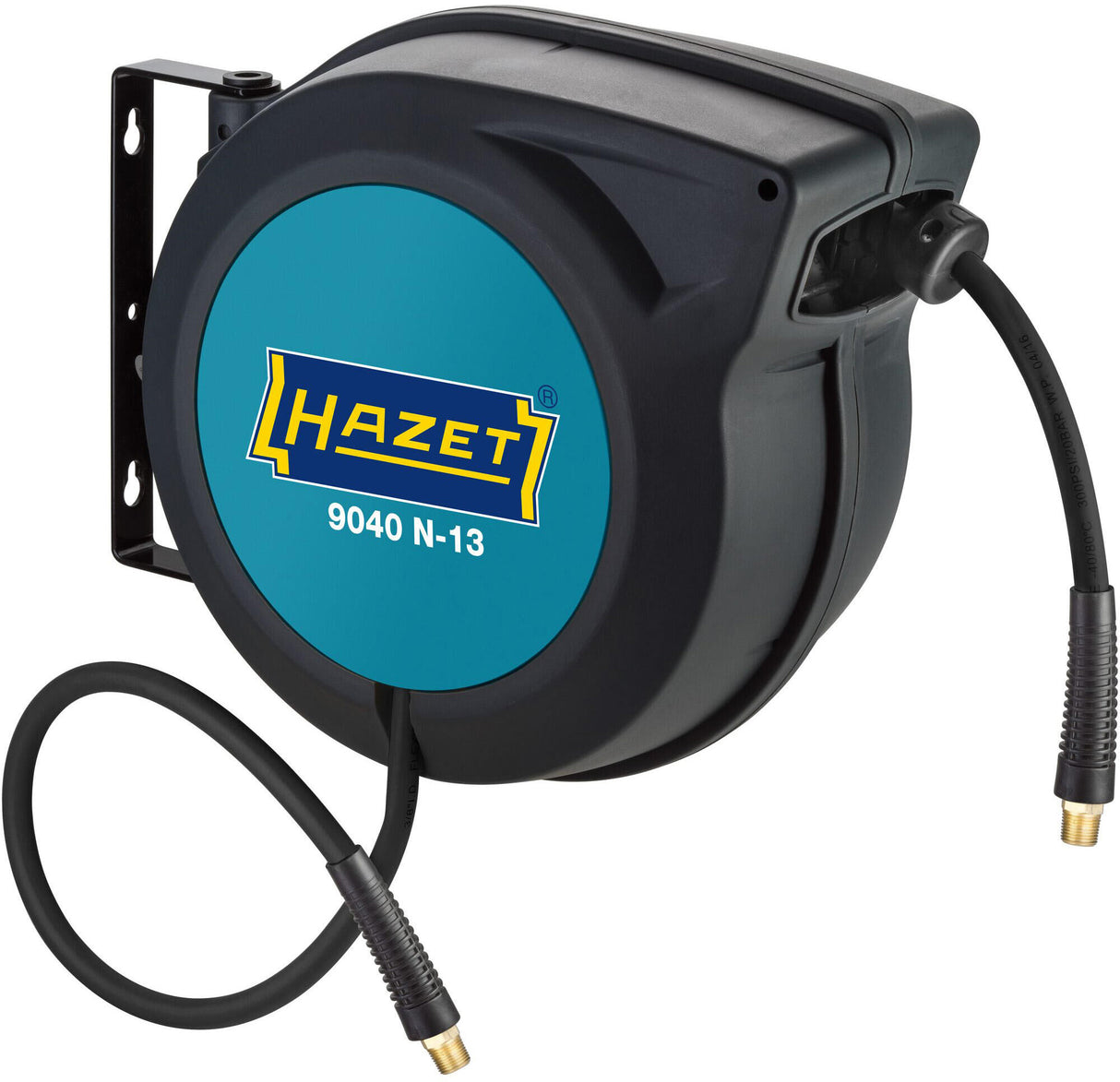 Hazet air hose reel 9040n-13 hose reel 1 2 15m tubes