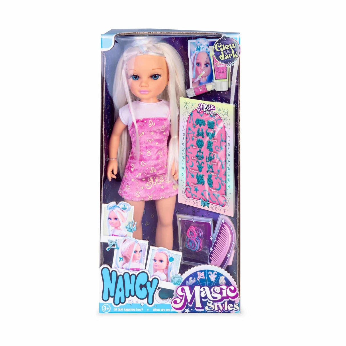 Famosa nancy doll magic styles glow in the dark 42 cm tall