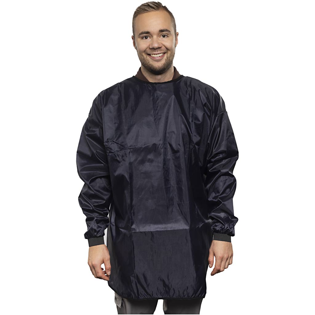 Creativ company artist's smock, adult, l: 92 cm, blue, 10 pieces 1 box