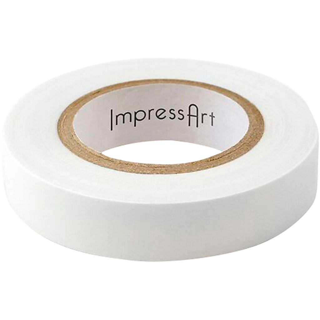 Impressart tape, w: 12.7 mm, white, 10 m 1 roll