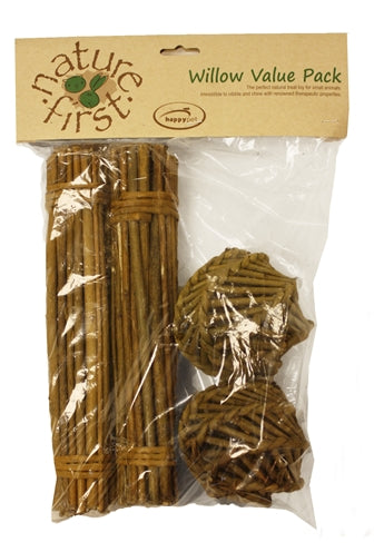 Happy pet willows value pack 2 sticks 2 balls