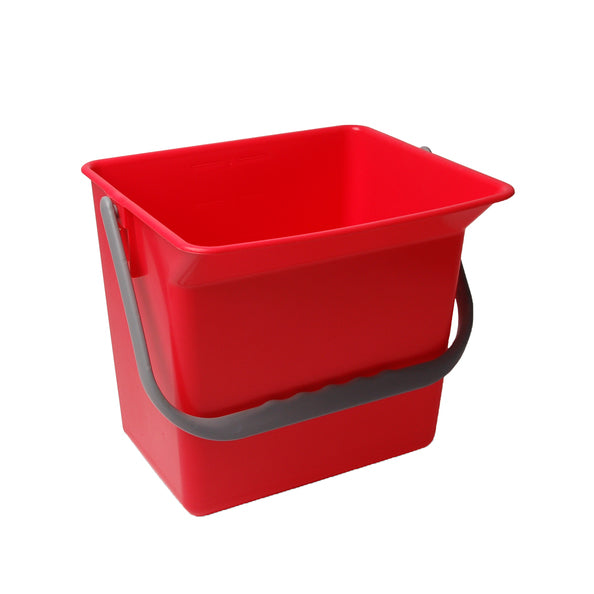 Wiadro Wecoline Weco czerwone 6 litrów.