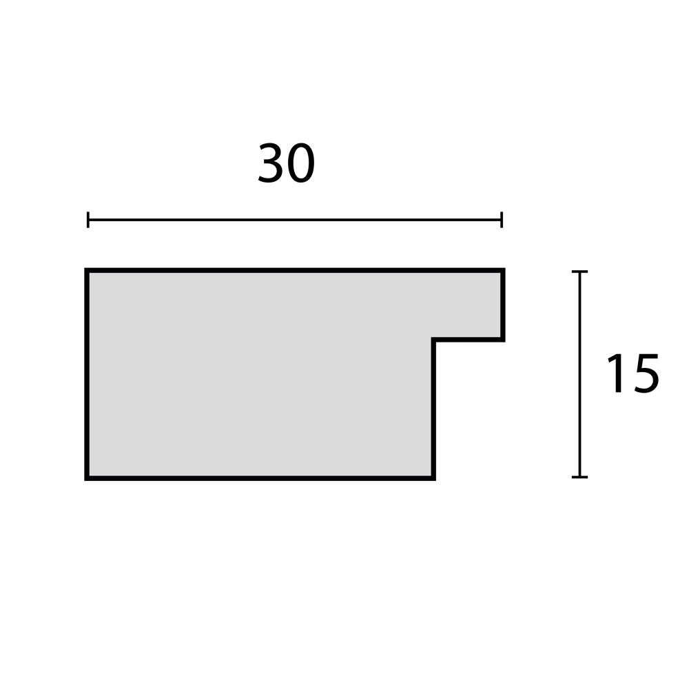 Zep Photo Frame V21681 Nelson 1 svart 15x20 cm