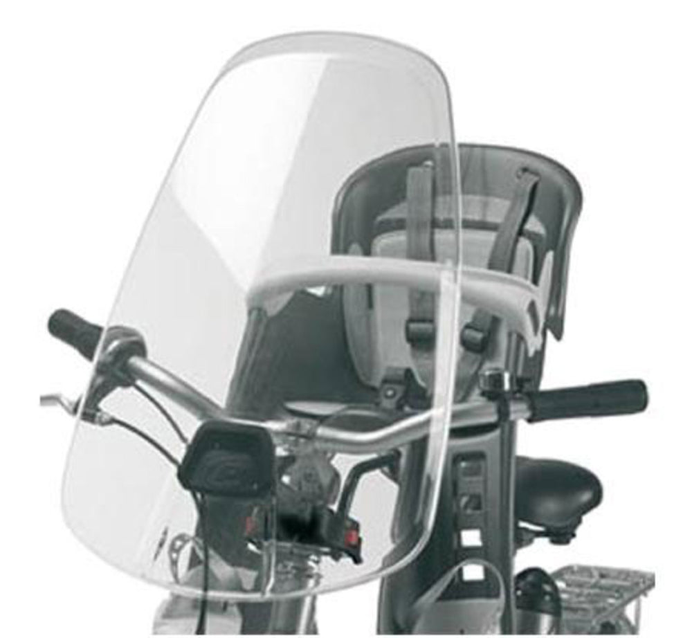 Polisport Veloe Sëtz fir de Bilby Junior mat Windshield Black Gray