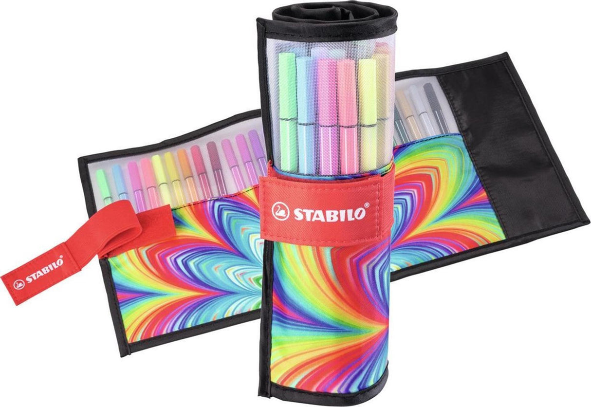 Stabilo Pen 68 - Felt -Tip Pen - Arty - Rouleau avec 25 pièces
