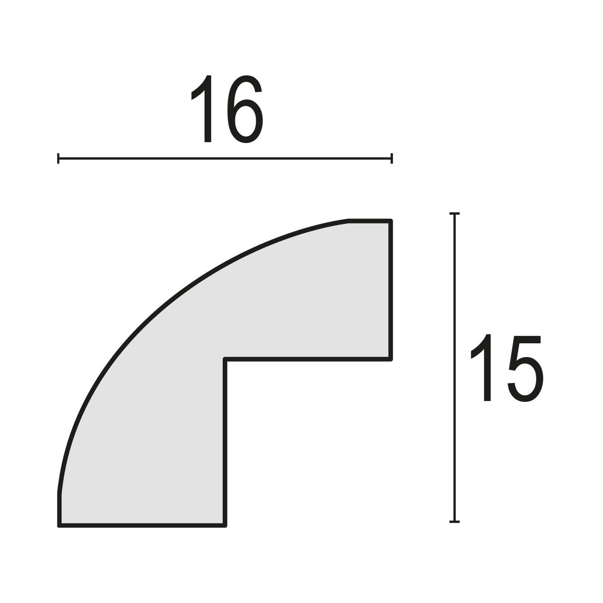 Frame de fotos ZEP RL46W Corby 10x15 cm