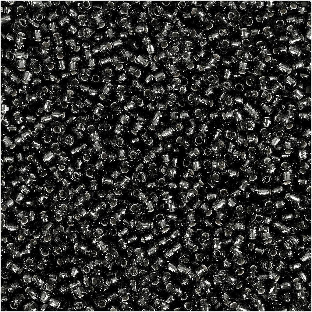 Creativ company seed beads, d 1.7 mm, size 15 0, hole size 0.5-0.8 mm, gray green, 500 gr 1 bag