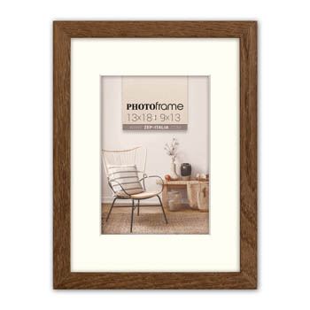 Zep photo frame v4546d malmo brown 7x10 10x15 cm