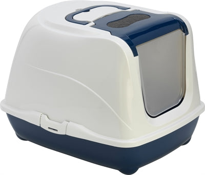 Moderna Litter Box Flip Cat Jumbo Dark Blue