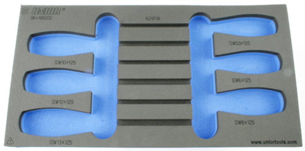 Unior foam inlay tool trolley