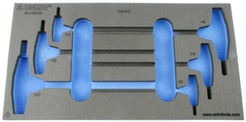 Unior foam inlay tool trolley