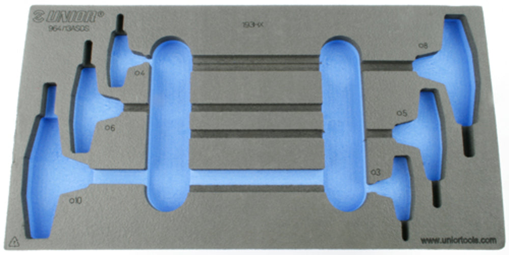 Unior foam inlay tool trolley