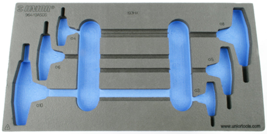 Unior foam inlay tool trolley