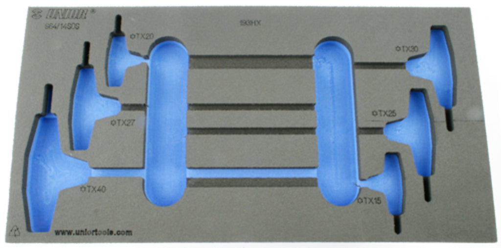 Unior foam inlay tool trolley