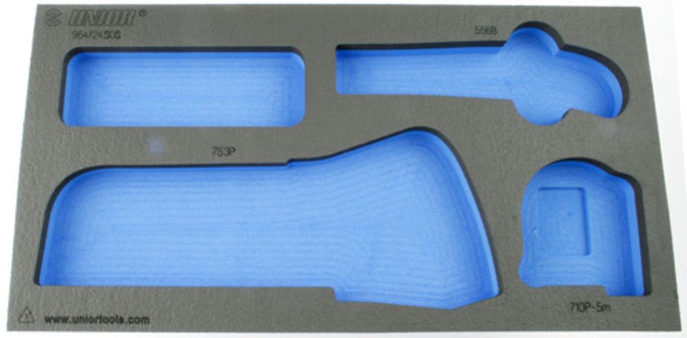 Unior foam inlay tool trolley