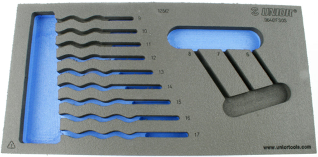 Unior foam inlay tool trolley