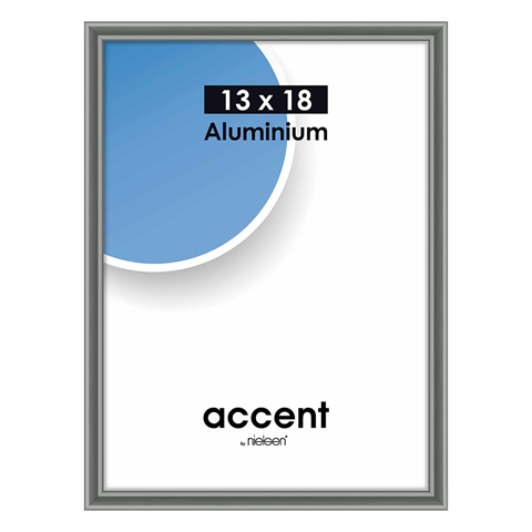 Nielsen Design Nielsen Photo Frame 53225 Accent aço cinza 13x18 cm
