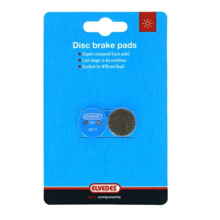 Elvedes disc brake pads Clarks | 6913 | organic