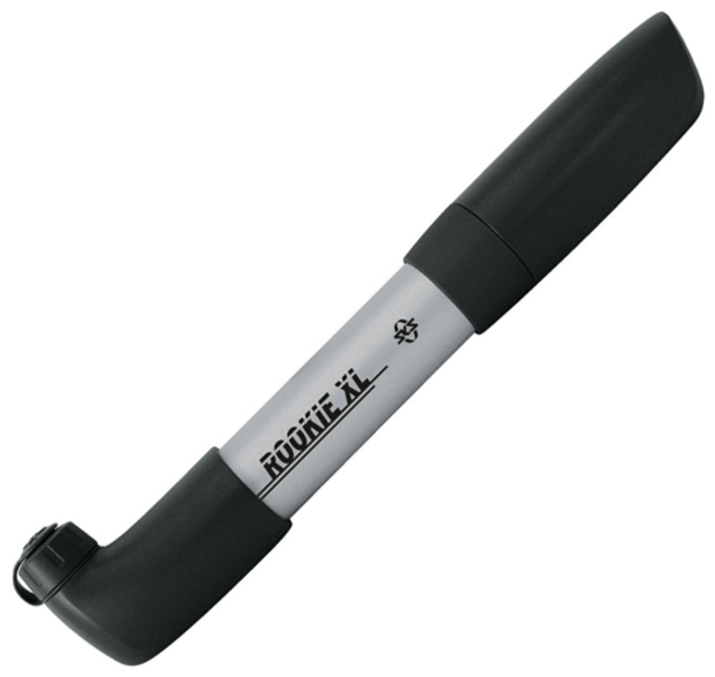 SKS Rookie XL Silver Mini Pump. Porta della pompa a 2 punti. Adatto a tutte le valvole
