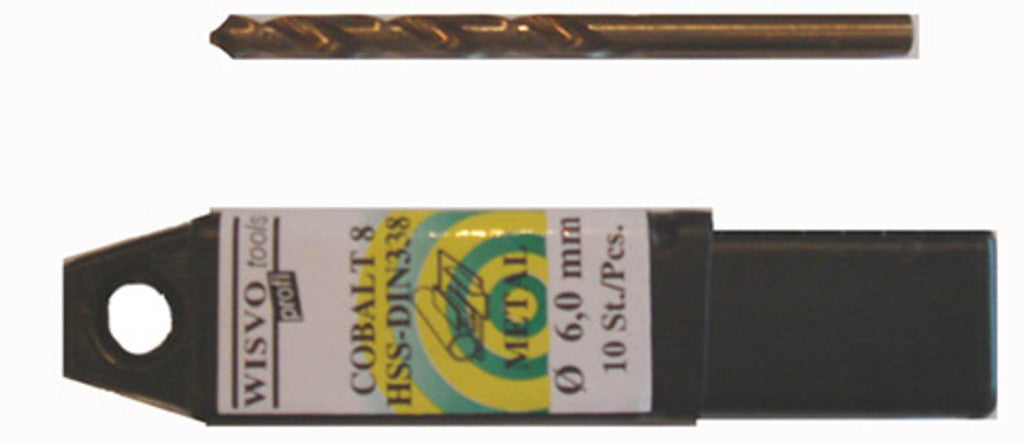 Wisvo grs drill 10.0mm hss cobalt