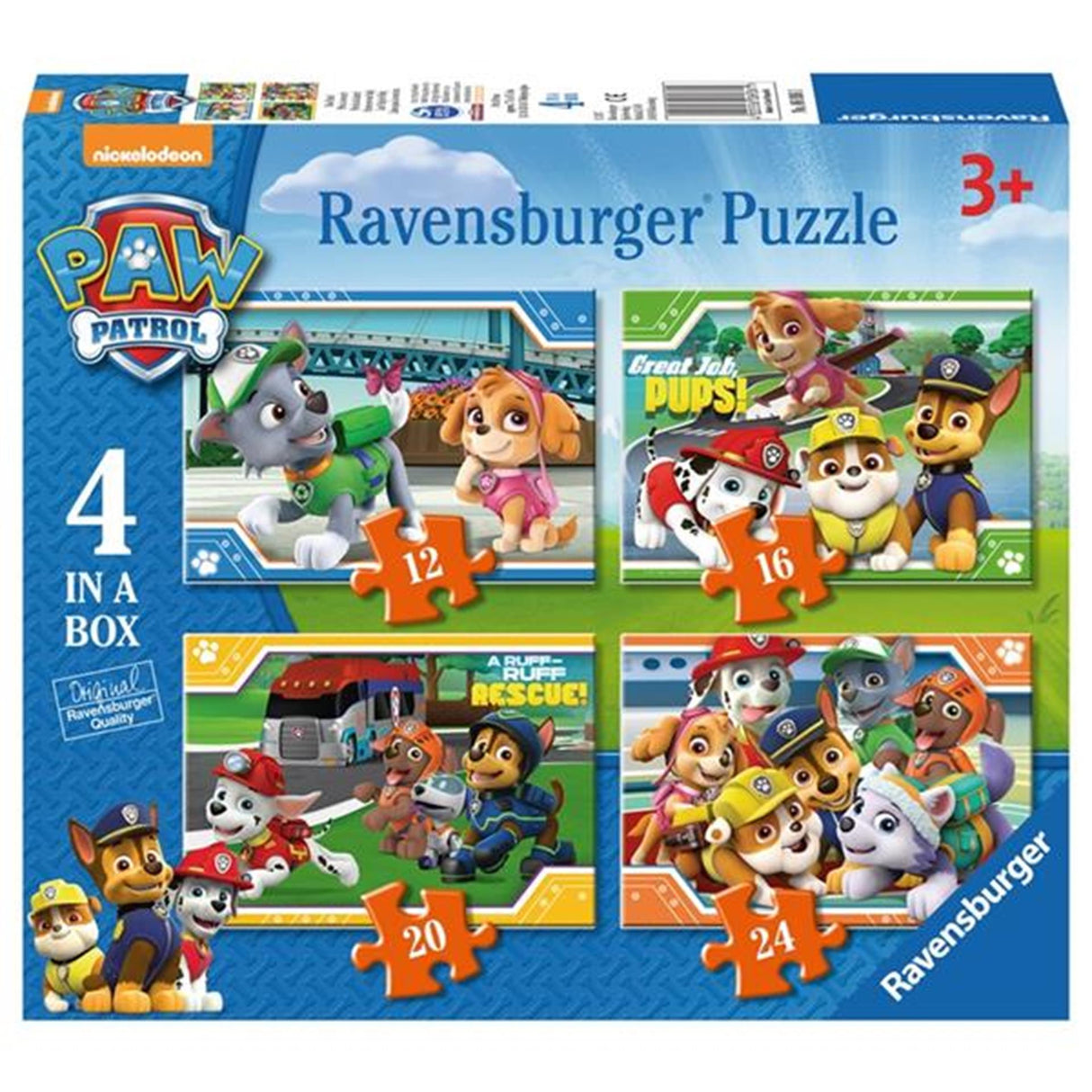 Ravensburger - PAW Patrol Puzzle 4in1