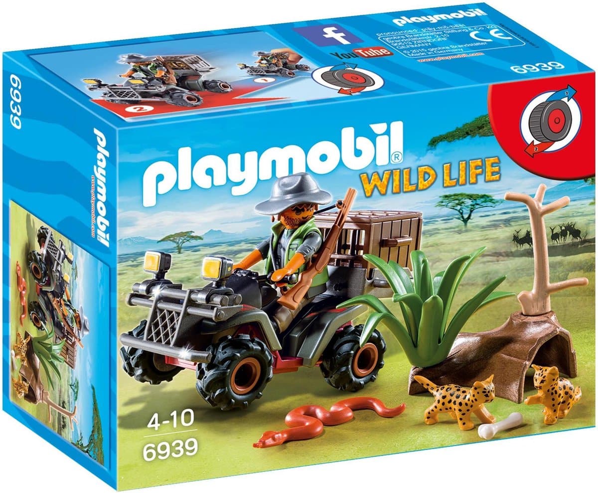 Playmobil vadorvvadász quad 6939-el