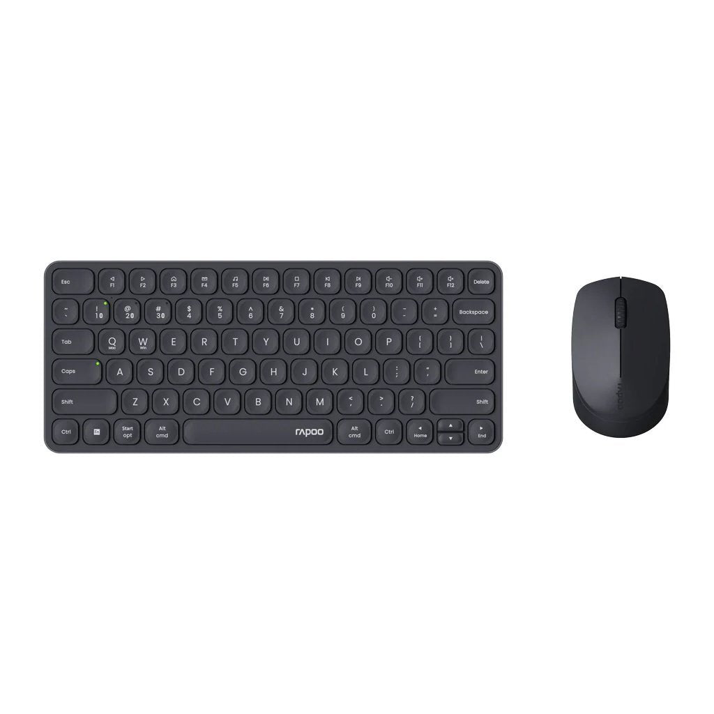 Rapoo 9010m combo set qwerty(nl) keyboard + mouse black