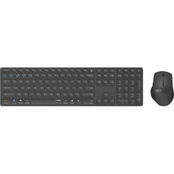 Rapoo 9800m Wireless Multim. Blade Combo in voller Größe dunkelgrau QWERTY Us