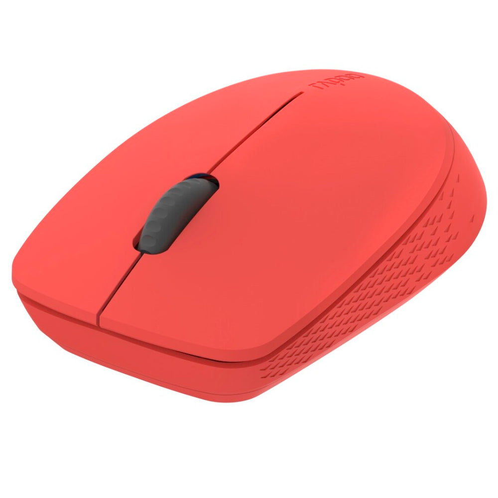 Rapoo m100 silent stille multimodus draadloze optische muis rood