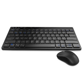 Rapoo Wireless Combo Set Toonboard und Maus Multi-Mode 8000m schwarzer QWERTY Us
