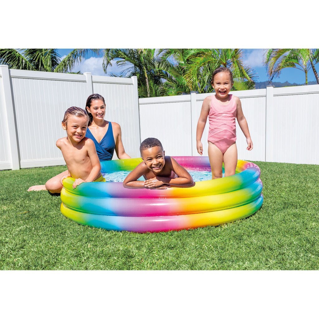 Intex Inflatable Pool Rainbow Ombre