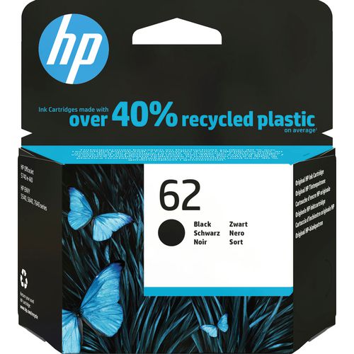 Inktcartridge hp c2p04ae nr62 zwart