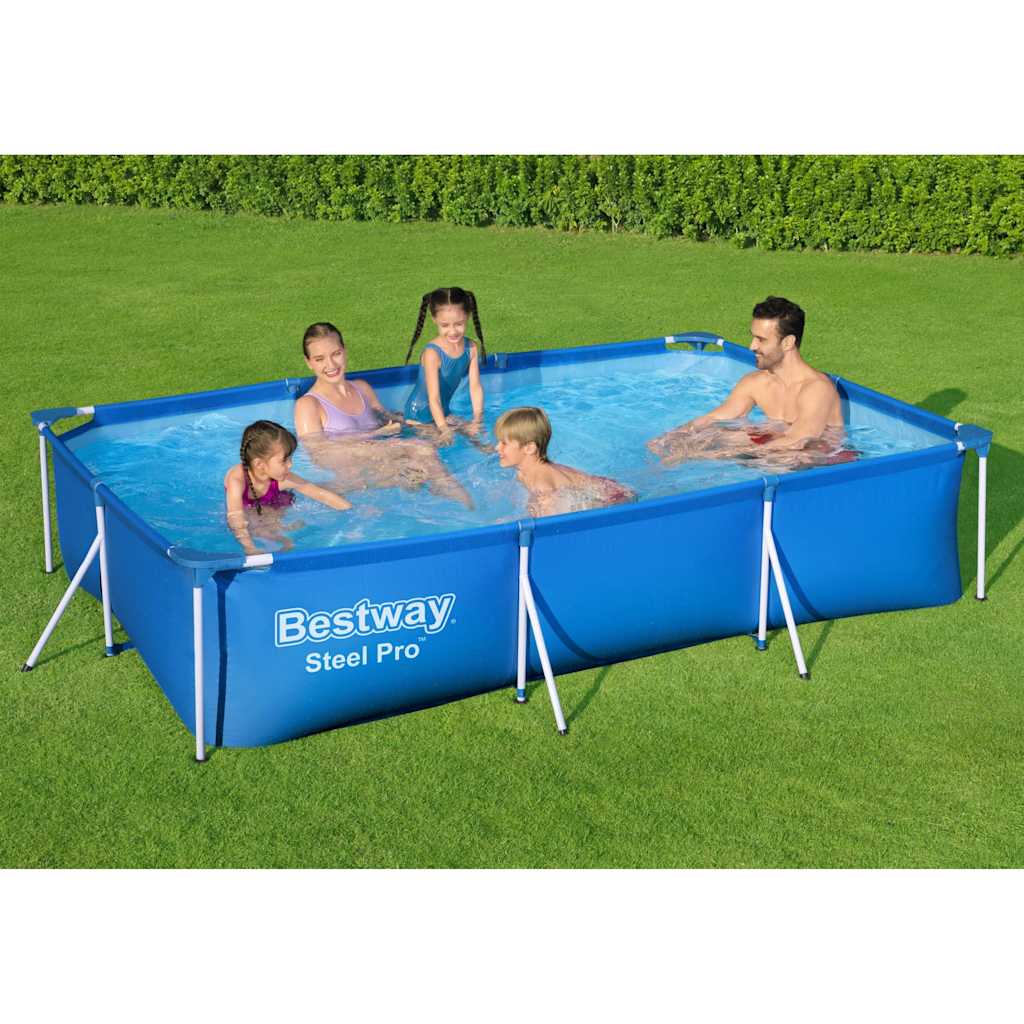 Bestway swimming pool steel pro rectangular 300