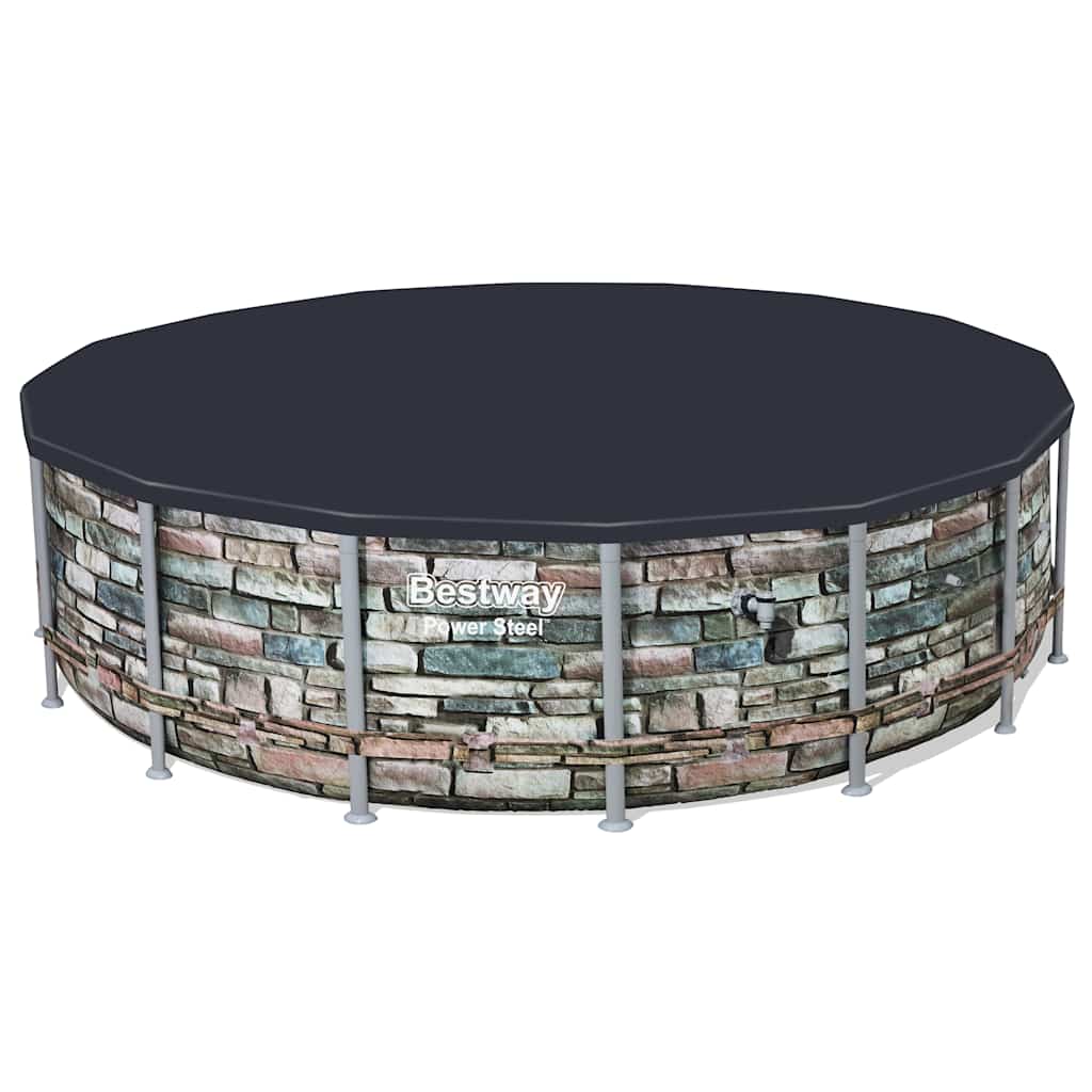 Bestway Schwimmbadabdeckung Flowclear 488 cm
