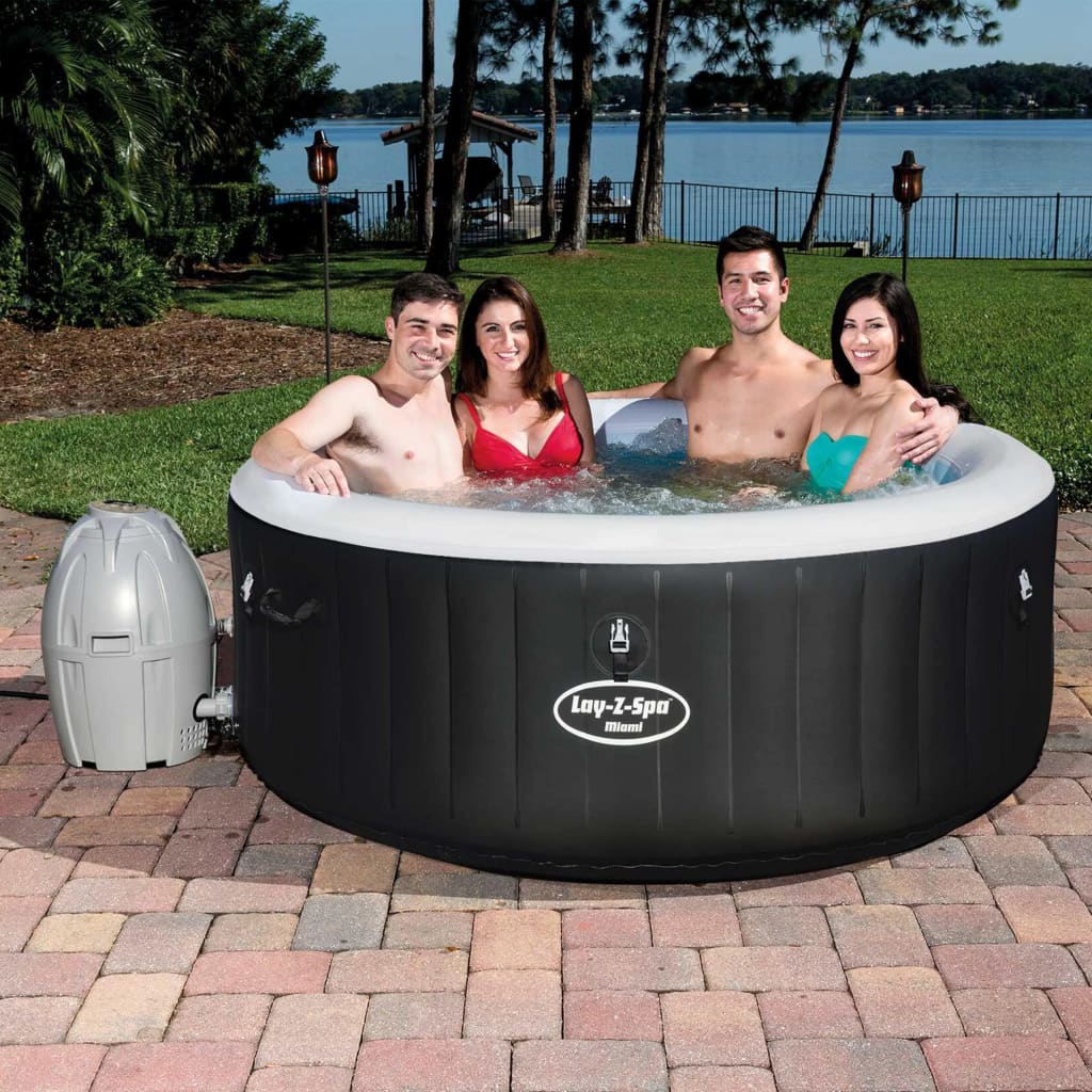 Bestway Bubbelbad Lay-Z-SPA oppustelig Miami Air Jet