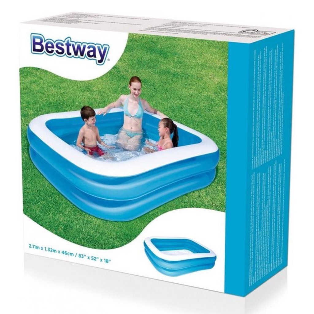Bestway inflatable pool 262x175x51 cm blue white