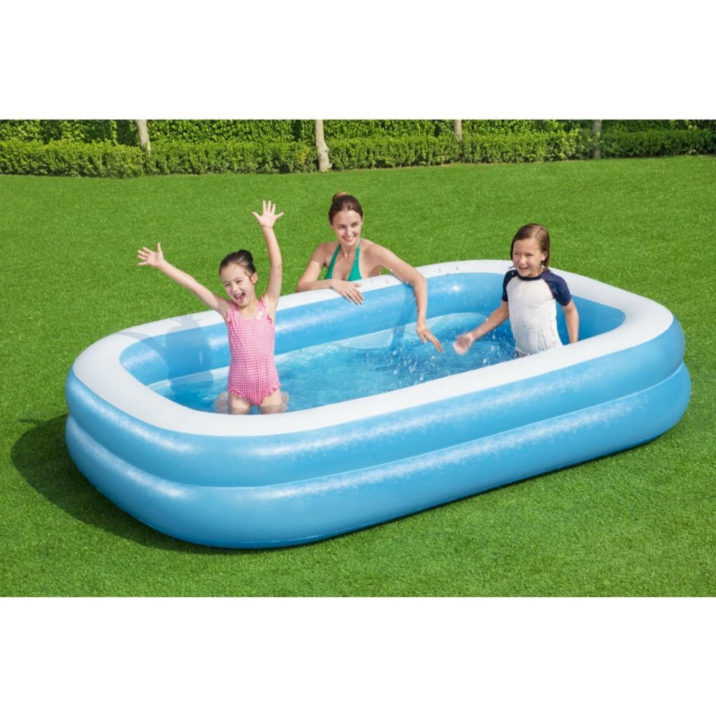 Bestway inflatable pool 262x175x51 cm blue white