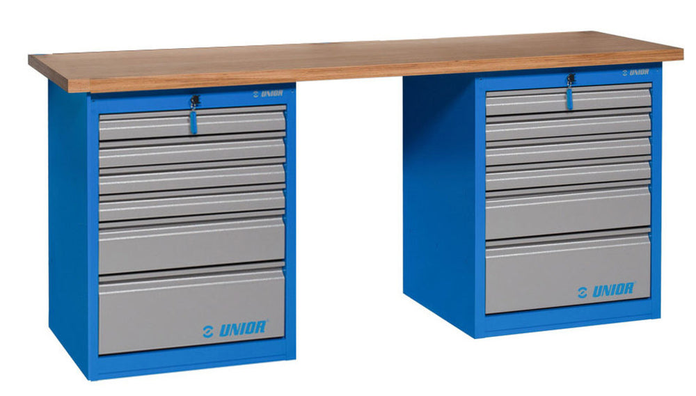 Unior workbench 2x6 drawers