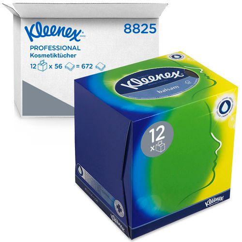 Kleenex gezichtstissues kubus 3 laags wit