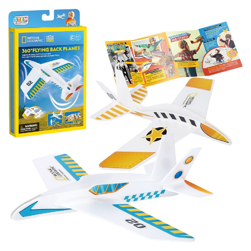 Cubic fun national geographic flying back plane