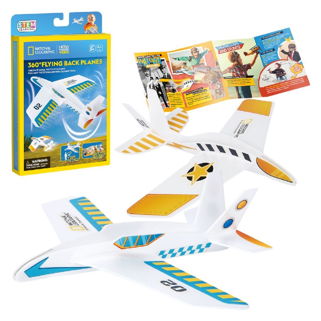 Cubic fun national geographic flying back plane