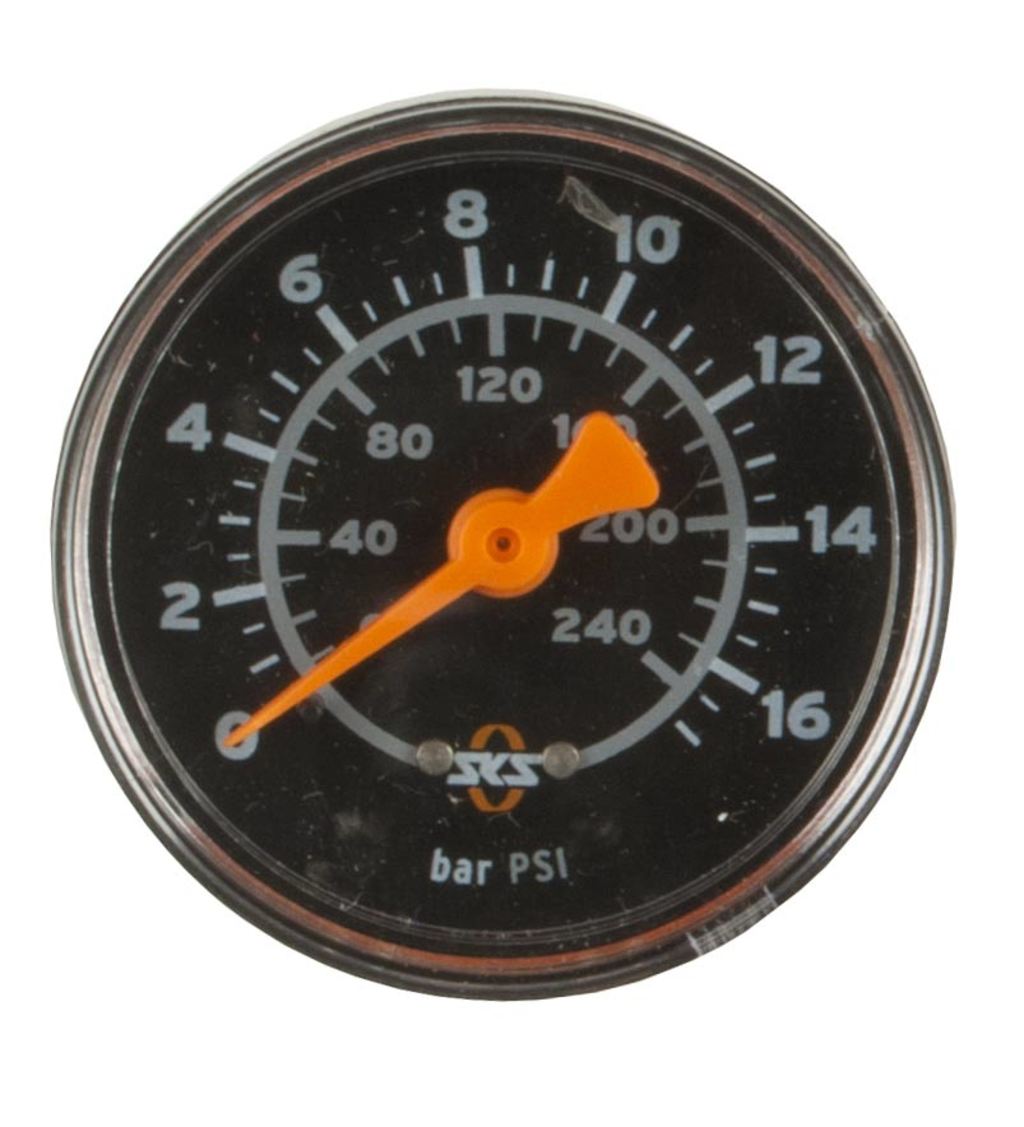 Sks pump recompressor pressure gauge