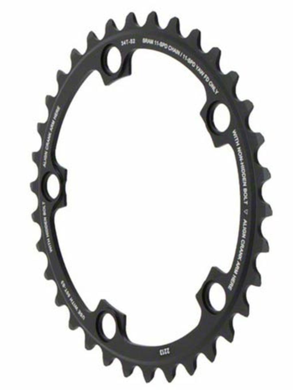 Sram chainring road double chain ring roaddoub. 34t 11sp b