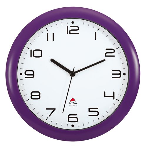 Wandklok alba hornewp 30 cm violet