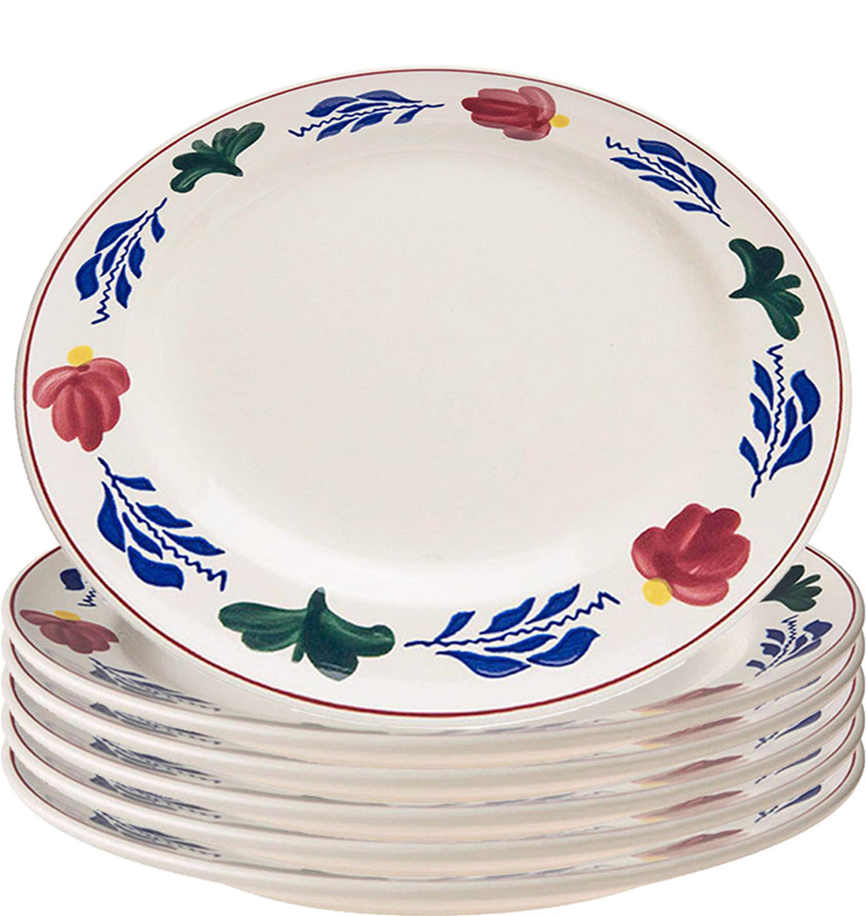 Boerenbont gebaksbord 17,5cm 4 stuks