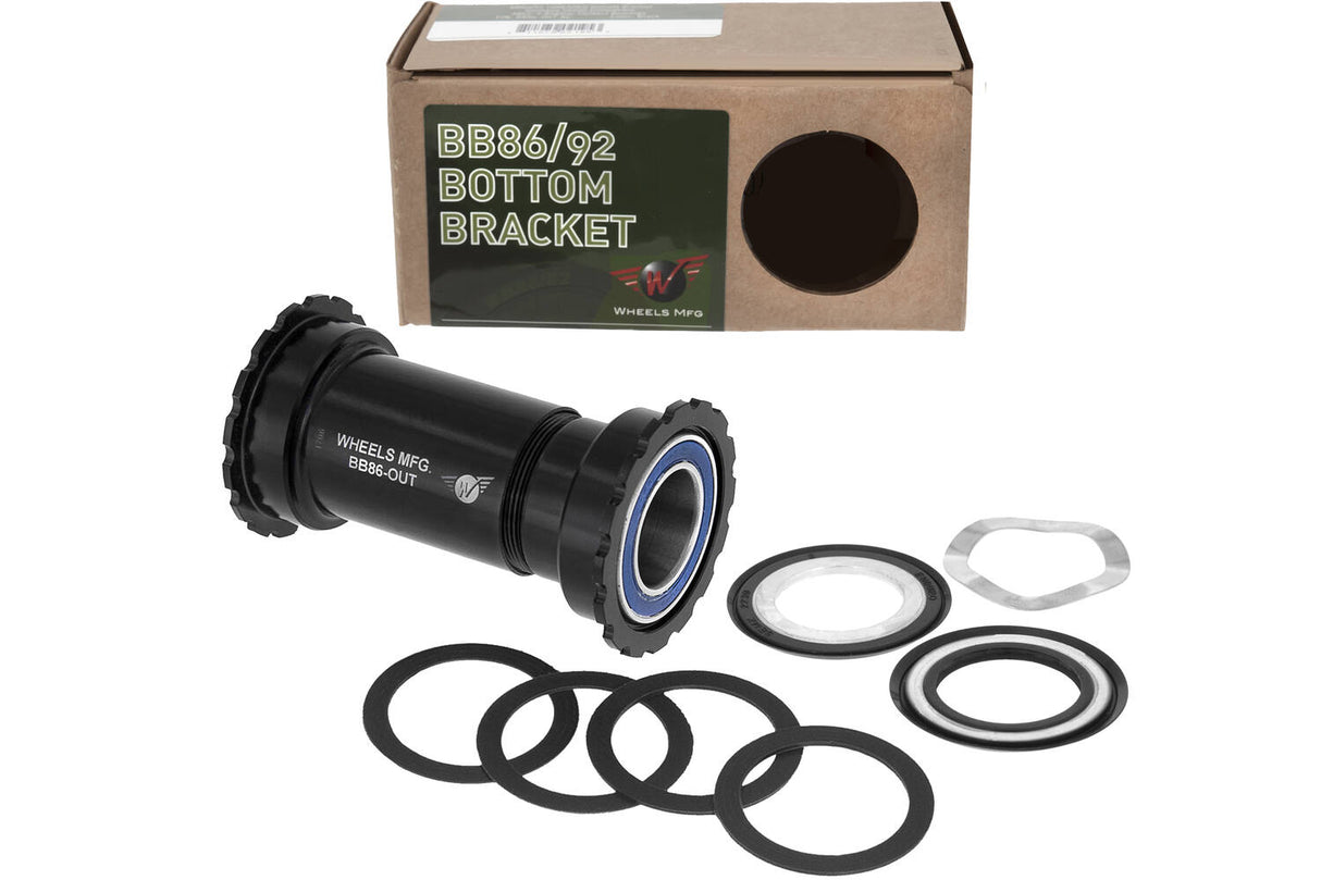 Roues de fabrication roues mfg bottomas pressfit bb86 92 sram filed noir