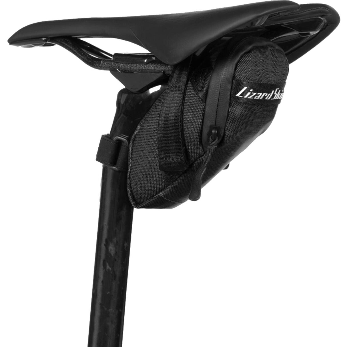 Echsenschalte Eidechse Skins Micro Cache Sattle Bag Jet Black